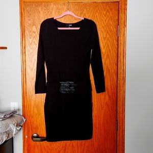 Women's sweater dress size medium, black, from Ana.